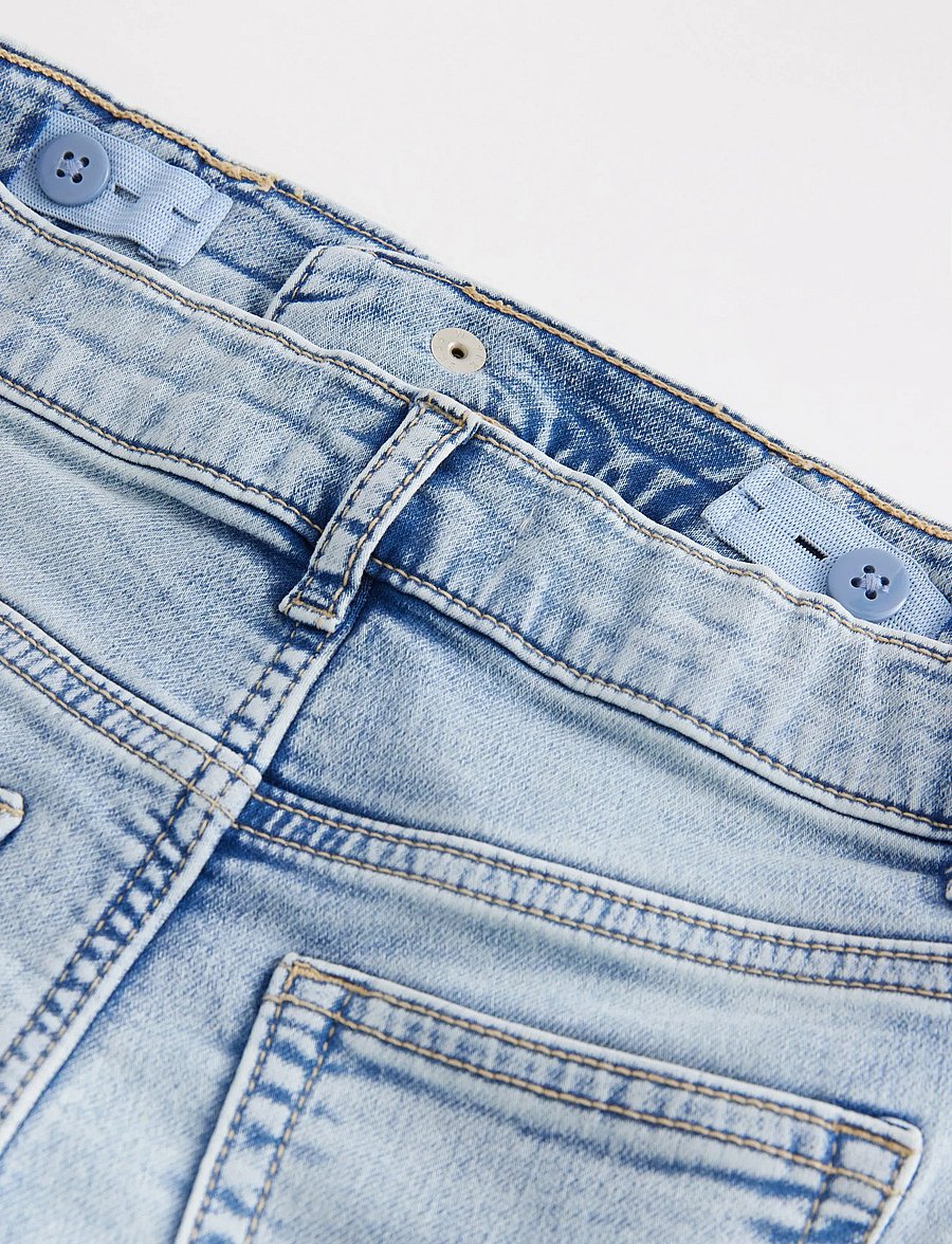 Lindex - STAFFAN Straight leg jeans in denim jersey - loose jeans - light denim - 5
