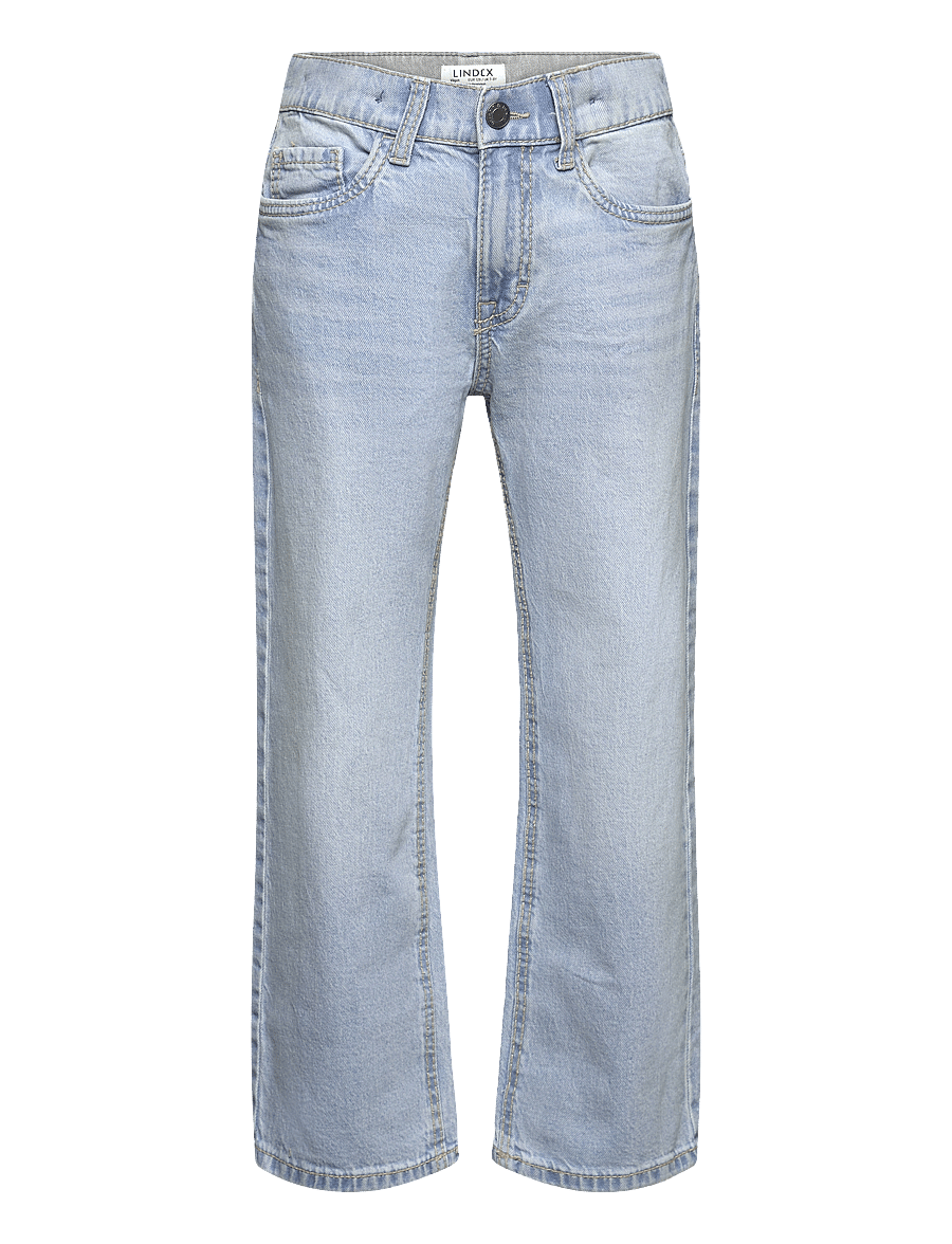 Lindex - Trousers Denim Vilgot - hosen mit weitem bein - light denim - 1