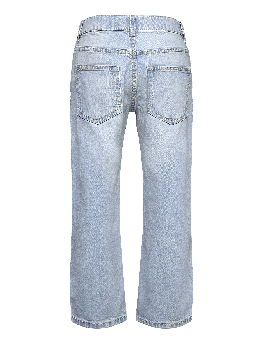 Lindex - Trousers Denim Vilgot - hosen mit weitem bein - light denim - 2