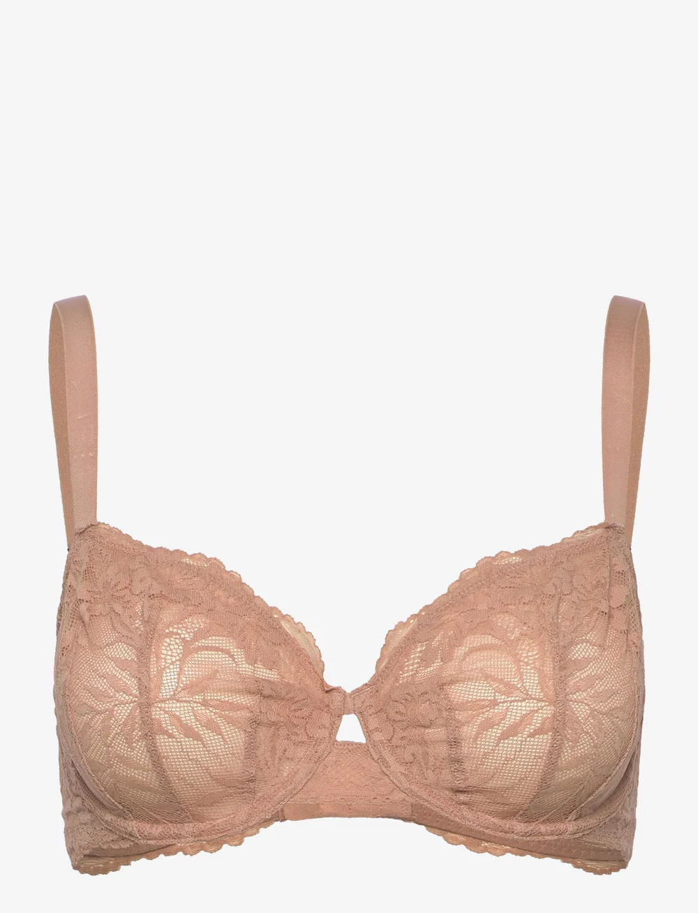 Lindex - Bra Skilla wire Nova lace - helkupa bh:ar - beige - 1