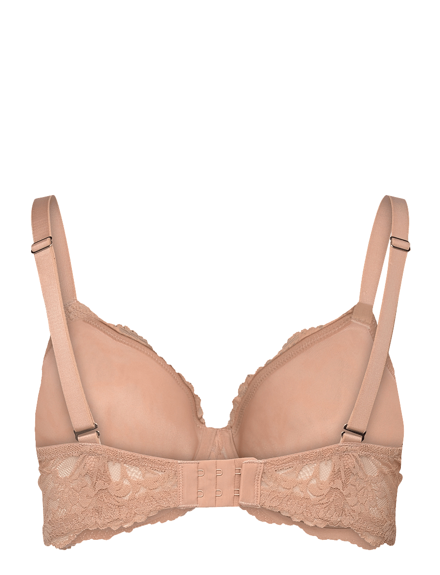 Lindex - Bra tshirt spacer Nova - laveste priser - beige - 2