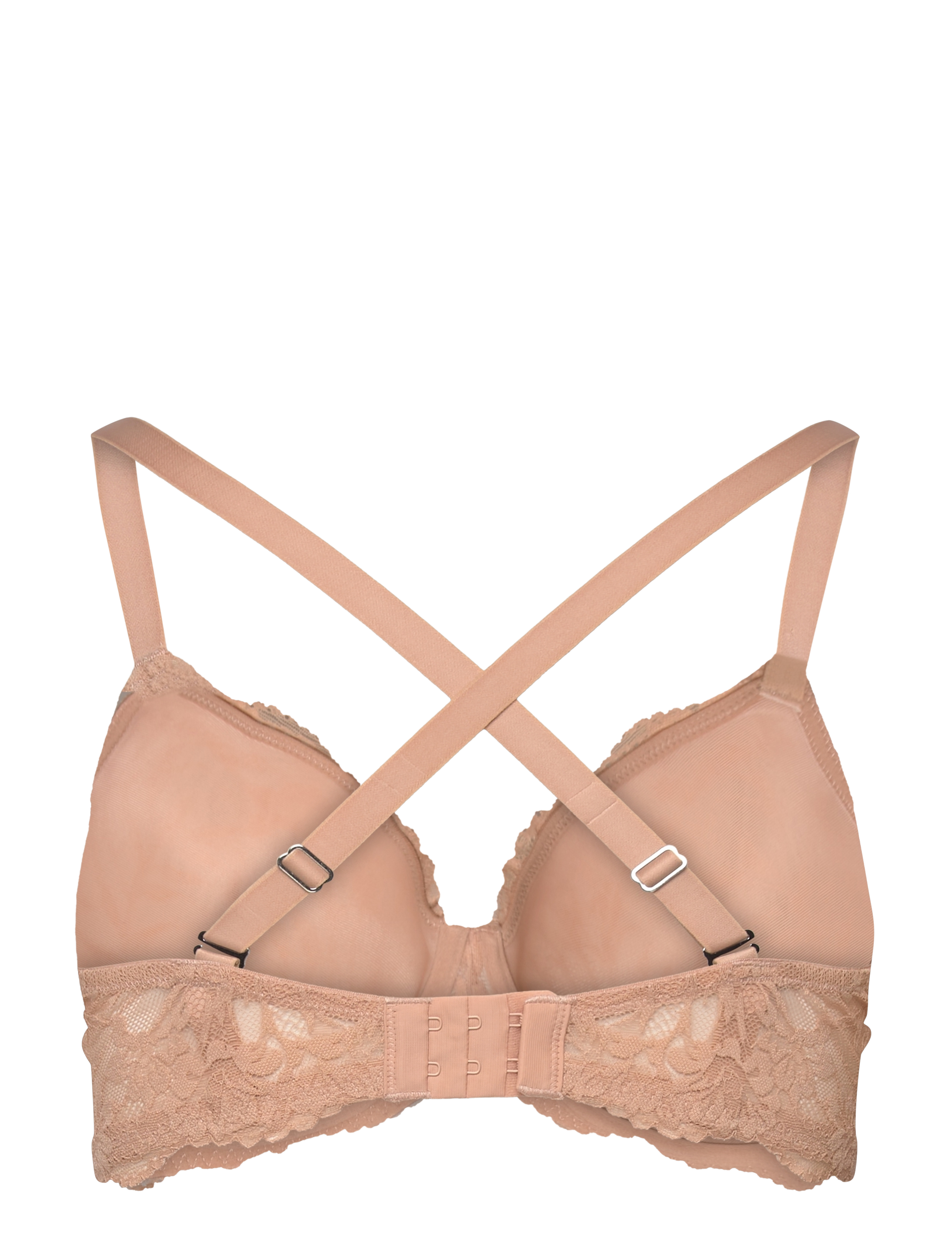 Lindex - Bra tshirt spacer Nova - laveste priser - beige - 3