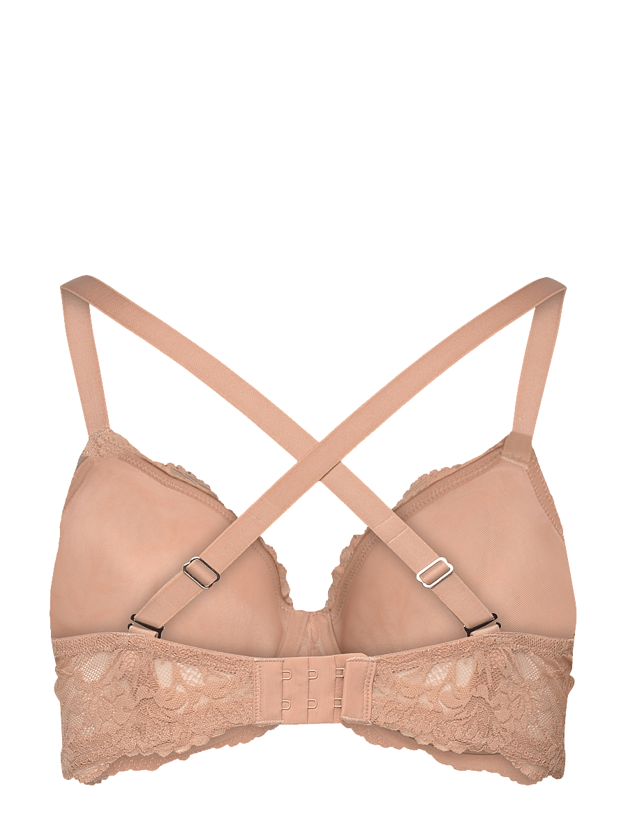 Lindex - Bra tshirt spacer Nova - laveste priser - beige - 3