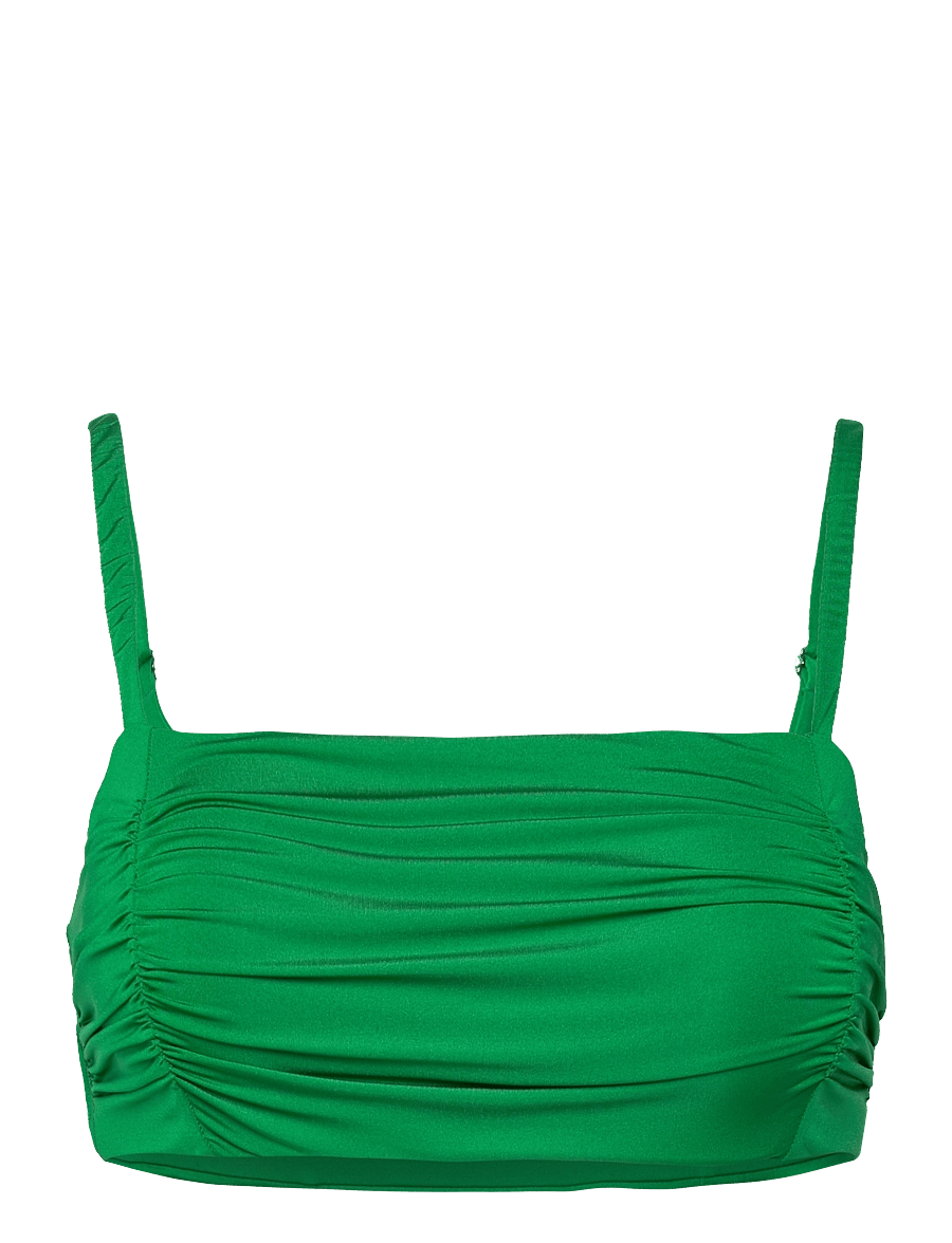 Lindex - Swim Alba Bandeau Shiny - bandeaubikinier - green - 1