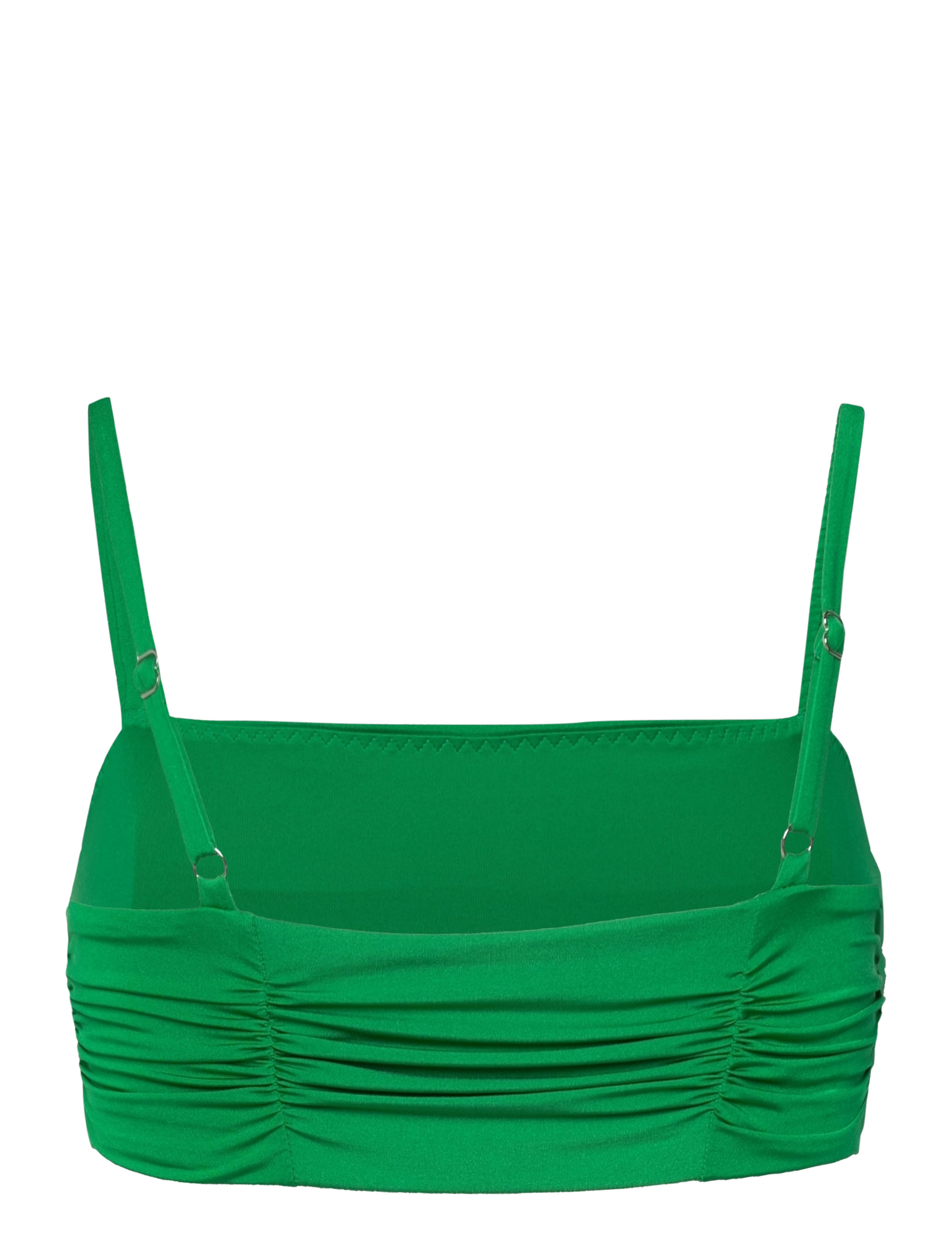 Lindex - Swim Alba Bandeau Shiny - bandeau-bikini-oberteile - green - 2