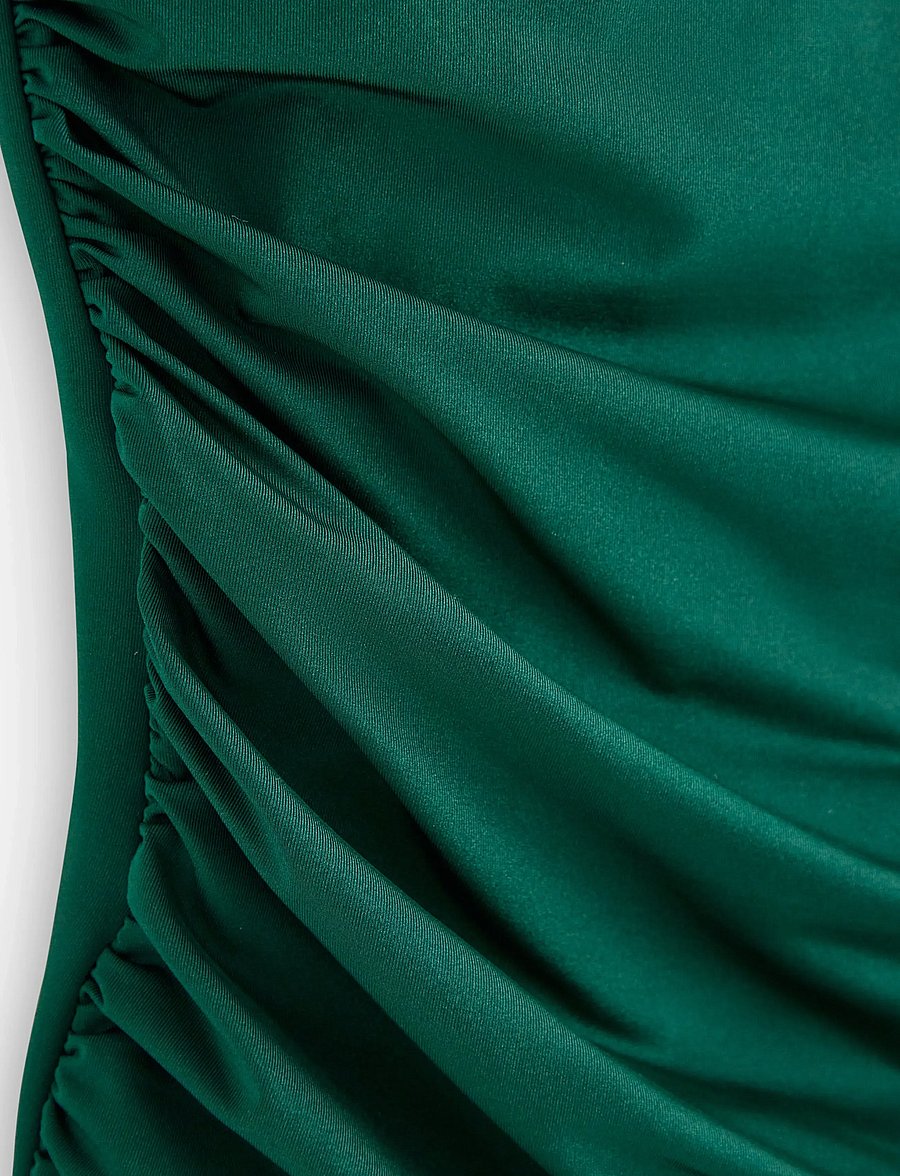 Lindex - Shaping swimsuit - badedragter - dark green - 5