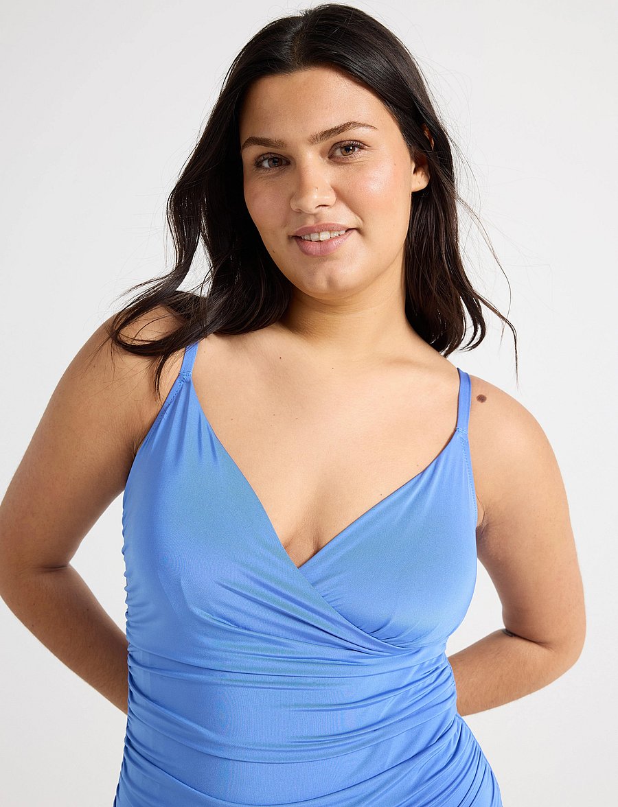 Lindex - Shaping swimsuit - ujumistrikood - light dusty blue - 4