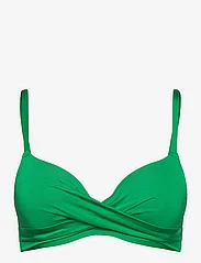 Lindex - Swim Bra LiljaTshirt Twist shi - bikinien push-up-yläosat - green - 1