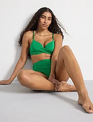 Lindex - Swim Bra LiljaTshirt Twist shi - bikinien push-up-yläosat - green - 7