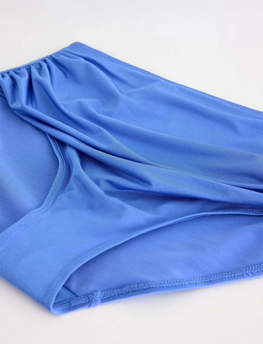 Lindex - Shaping Bikini bottom with high waist - bikinihosen mit hoher taille - light dusty blue - 5