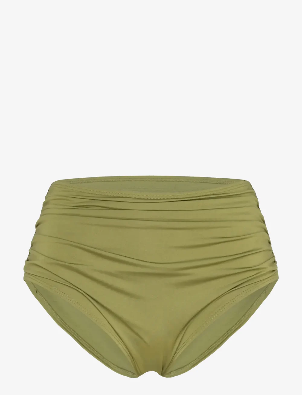 Lindex - Swim Brief Sara Bikini Shaping - bikinitrosor med hög midja - light dusty green - 1