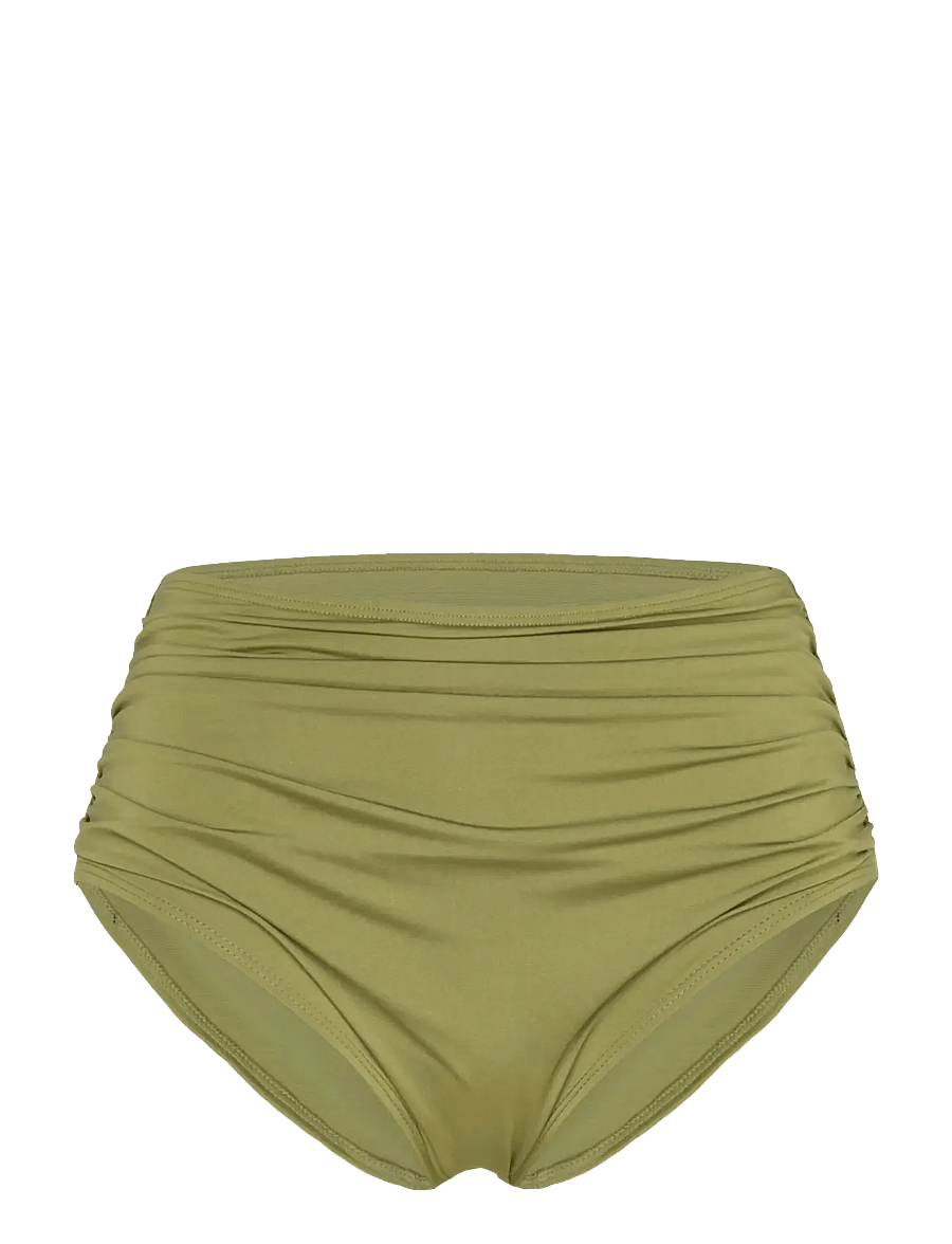 Lindex - Shaping Bikini bottom with high waist - bikini z wysokim stanem - light dusty green - 1