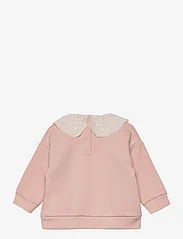Lindex - Sweatshirt collar embroidery a - dressipluusid - light dusty pink - 1