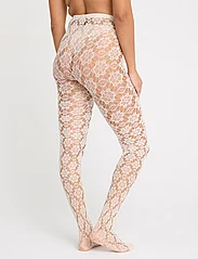 Lindex - Tights net flower repetitive - lowest prices - dark off white - 3