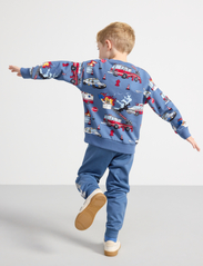 Lindex - Sweater AOP SOS - sportiska stila džemperi - dusty blue - 3