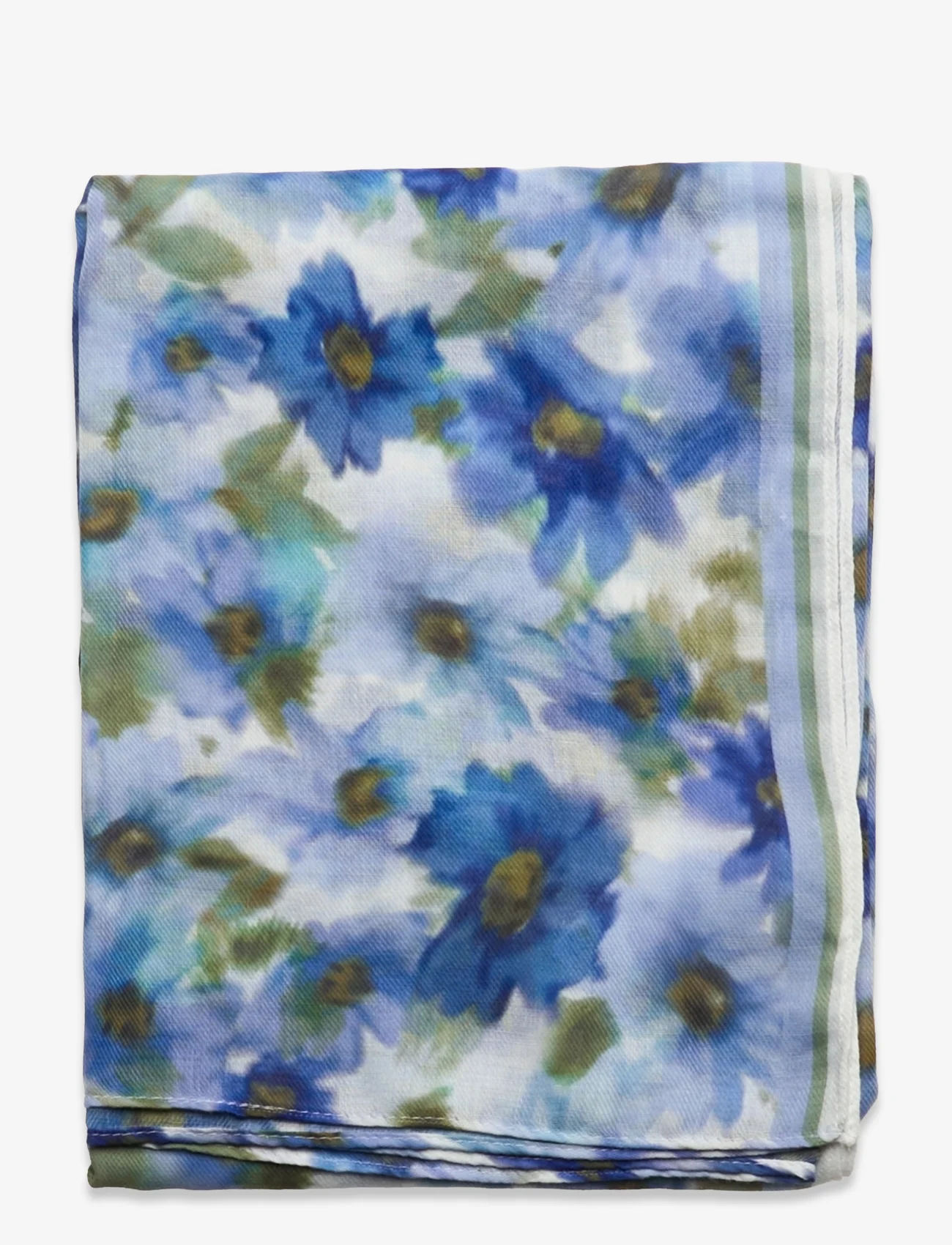 Lindex - Scarf Flower blue 180x90cm - lowest prices - blue - 1
