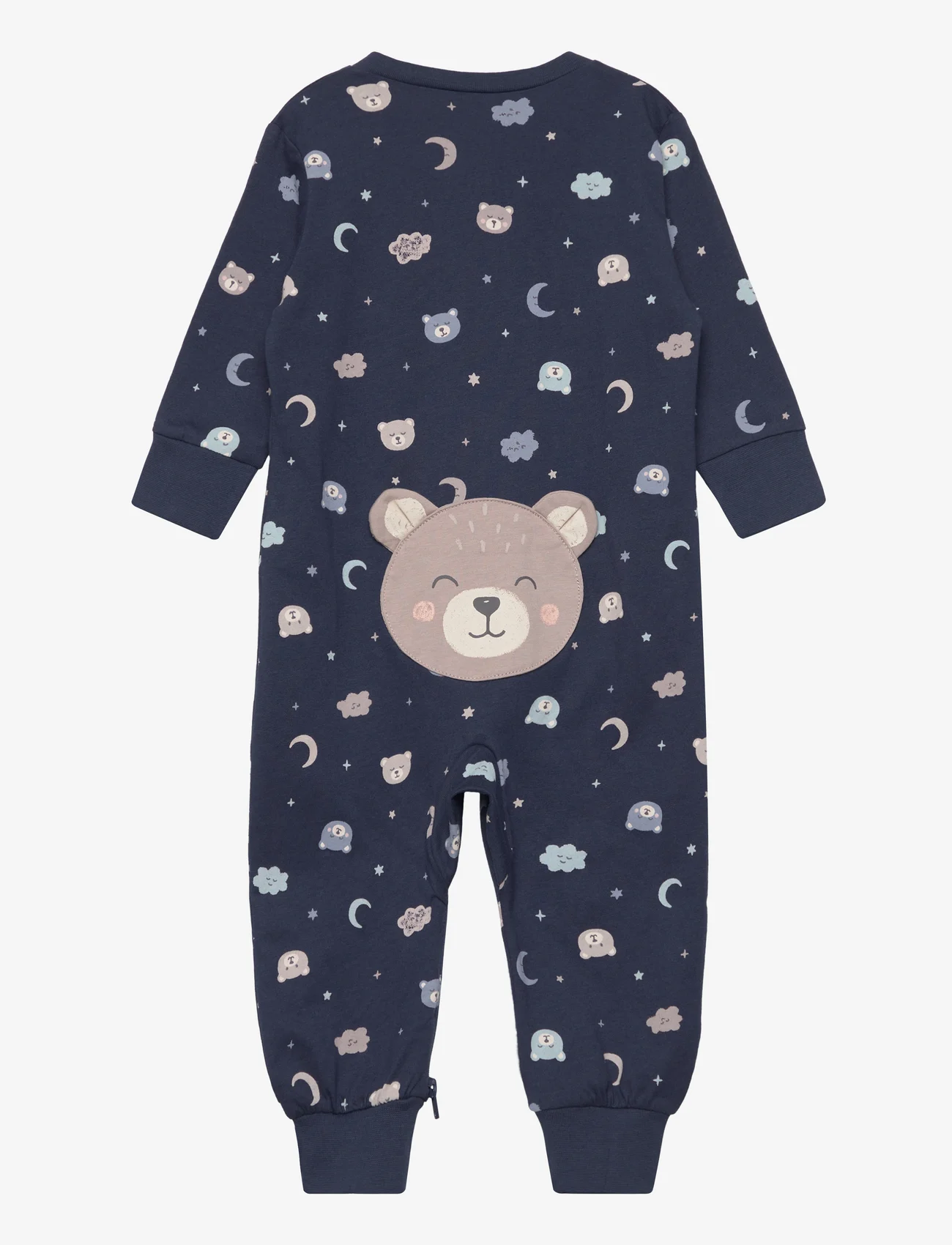 Lindex - Pyjamas Bear at back - natdragter - dark blue - 1