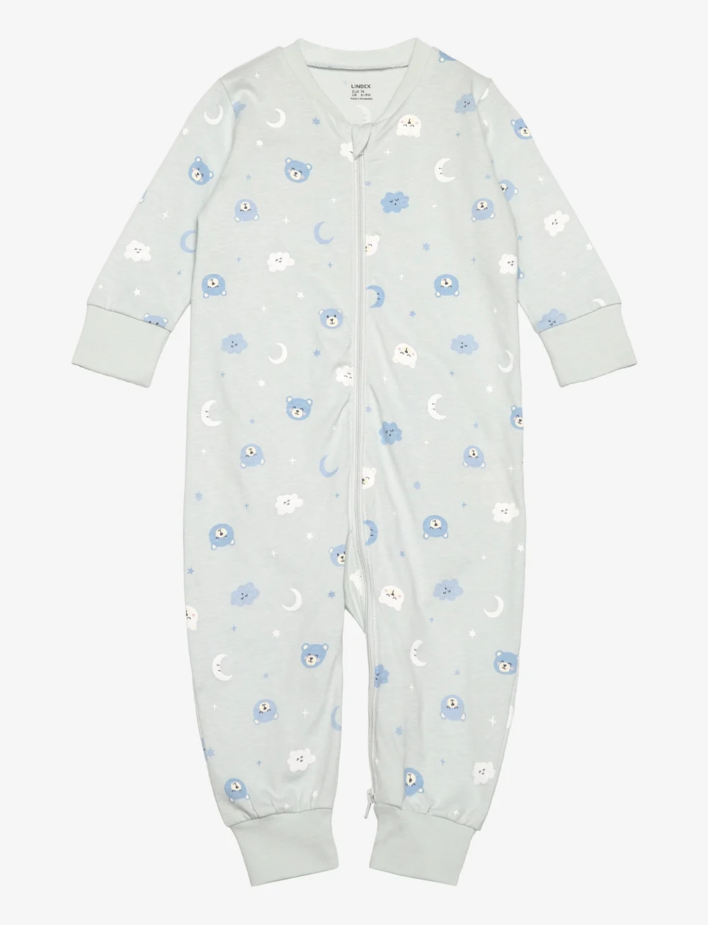 Lindex - Pyjamas Bear at back - apģērbs gulēšanai - dusty blue - 0