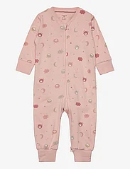 Lindex - Pyjamas Bear at back - sleeping overalls - light dusty pink - 0