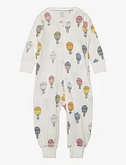 Lindex - Pyjamas Balloons - sleeping overalls - light dusty white - 0