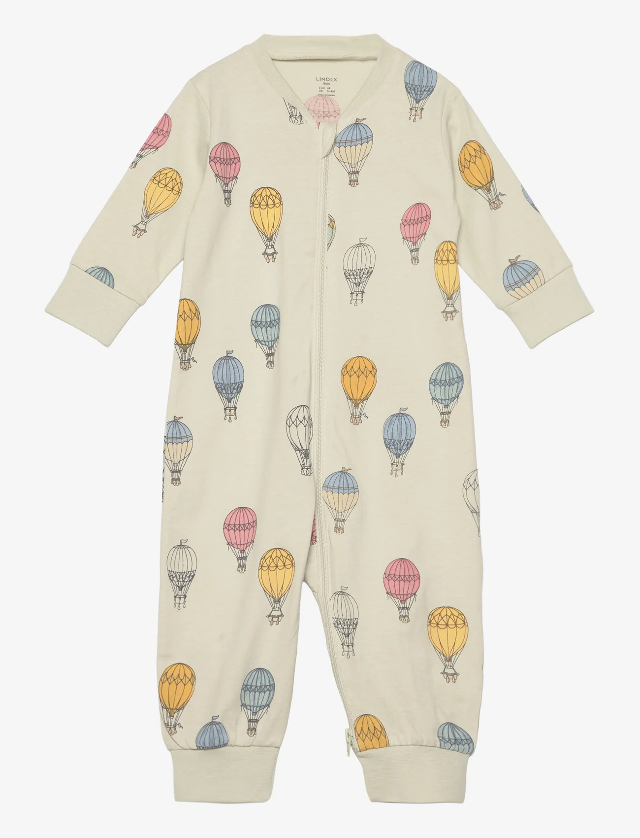 Lindex - Pyjamas Balloons - vauvan yöpuvut - light green - 0
