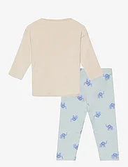 Lindex - Set Top Leggings Elephant - pyjamassæt - light dusty blue - 1