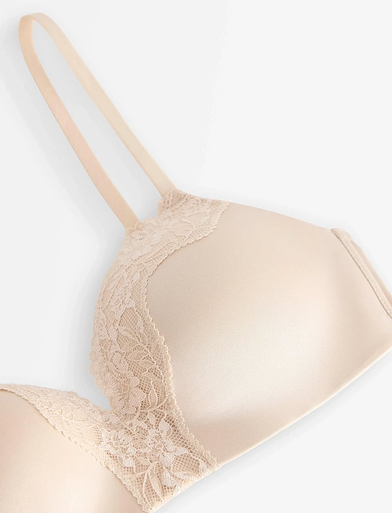 Lindex - Flora Nova Lace trim - bügellose bhs - light beige - 5