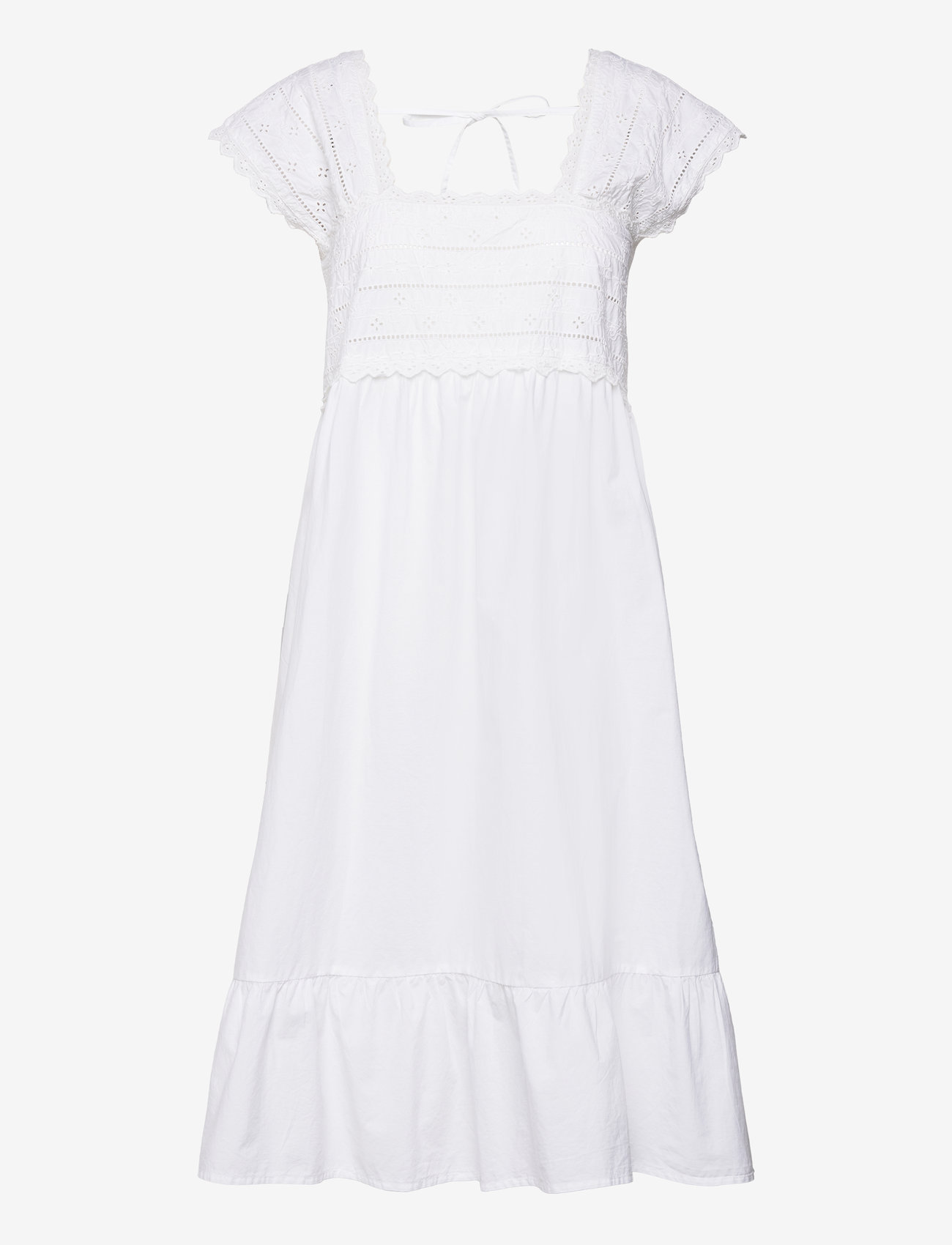 Lindex - Nightdress broderie anglaise - white - 1