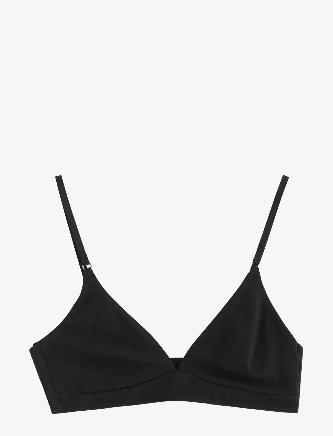 Lindex - Bra soft bra Carin cotton - bralette - black - 1