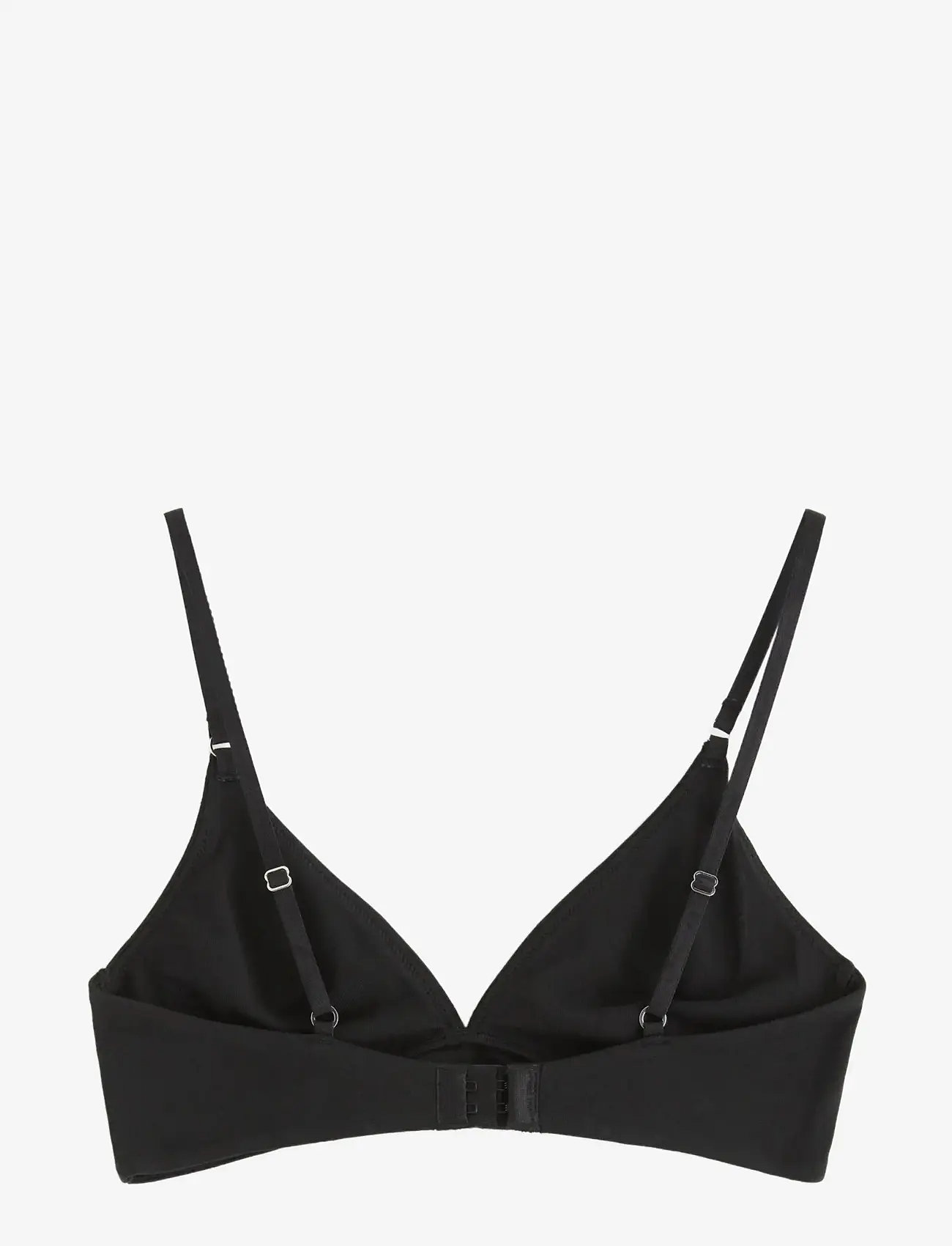Lindex - Bra soft bra Carin cotton - bralette - black - 2