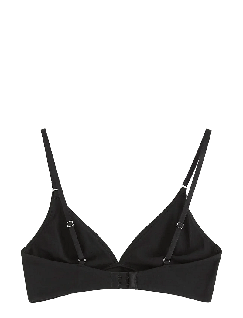 Lindex - Bra soft bra Carin cotton - bralette - black - 2