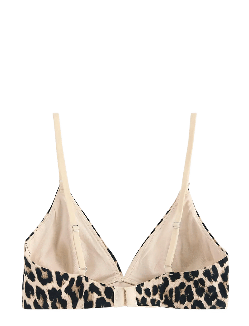 Lindex - Soft bra in cotton - rinnahoidja - light brown - 2