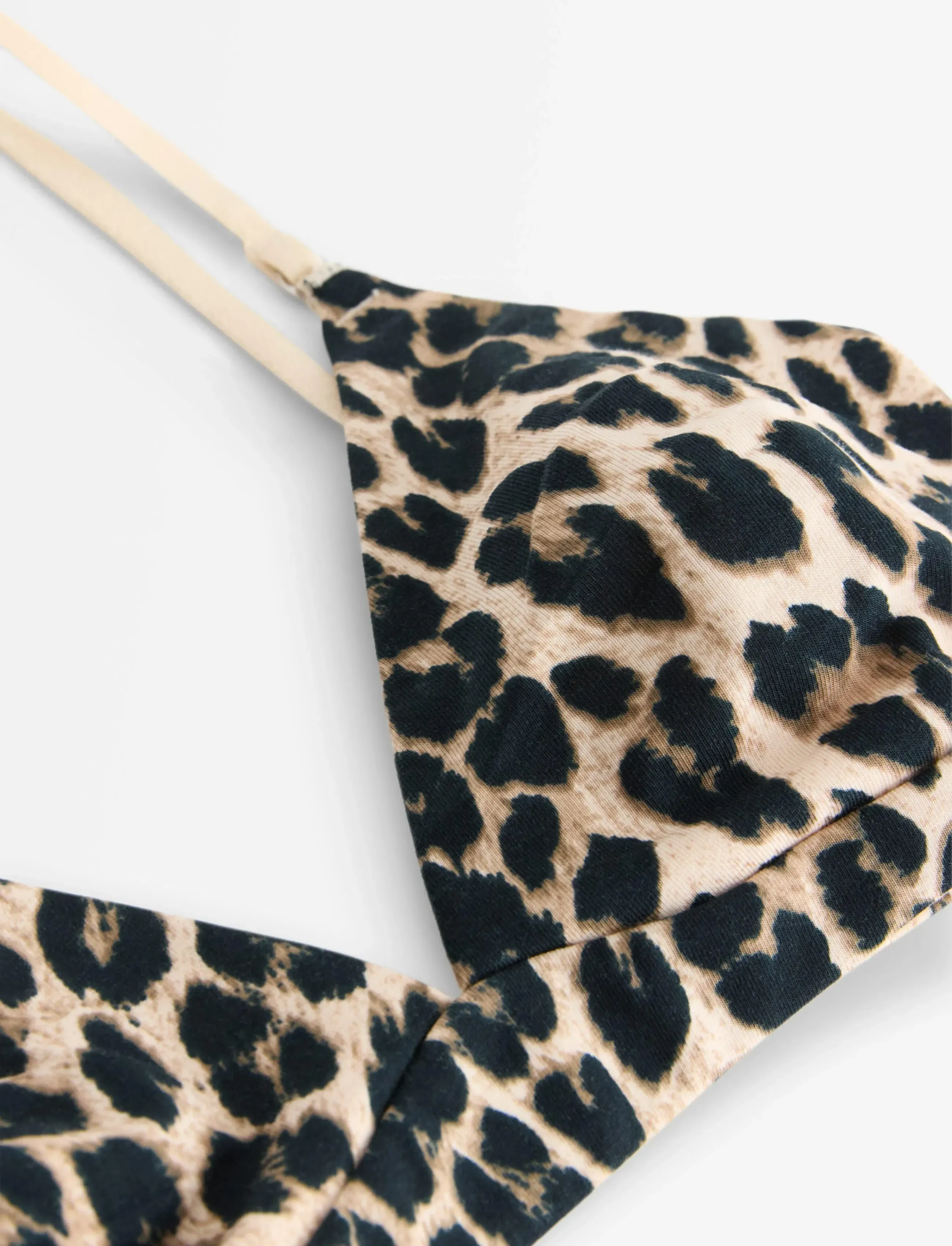Lindex - Bra soft bra Carin cotton - bralette - light brown - 5