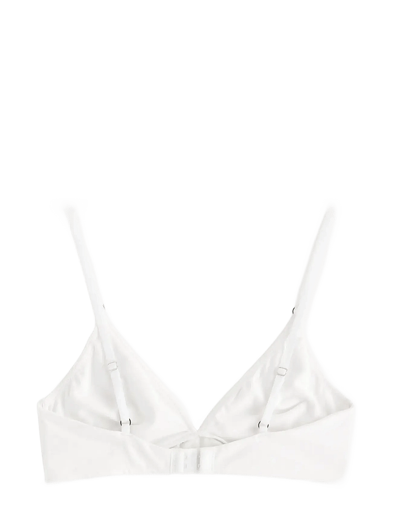 Lindex - Bra soft bra Carin cotton - bralette - white - 2