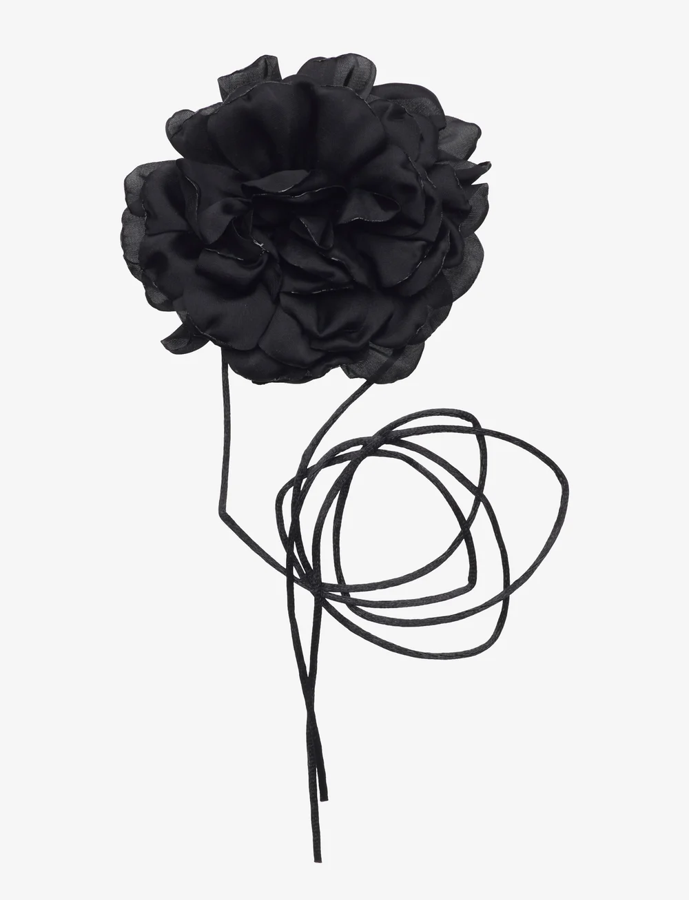 Black best sale flower clip