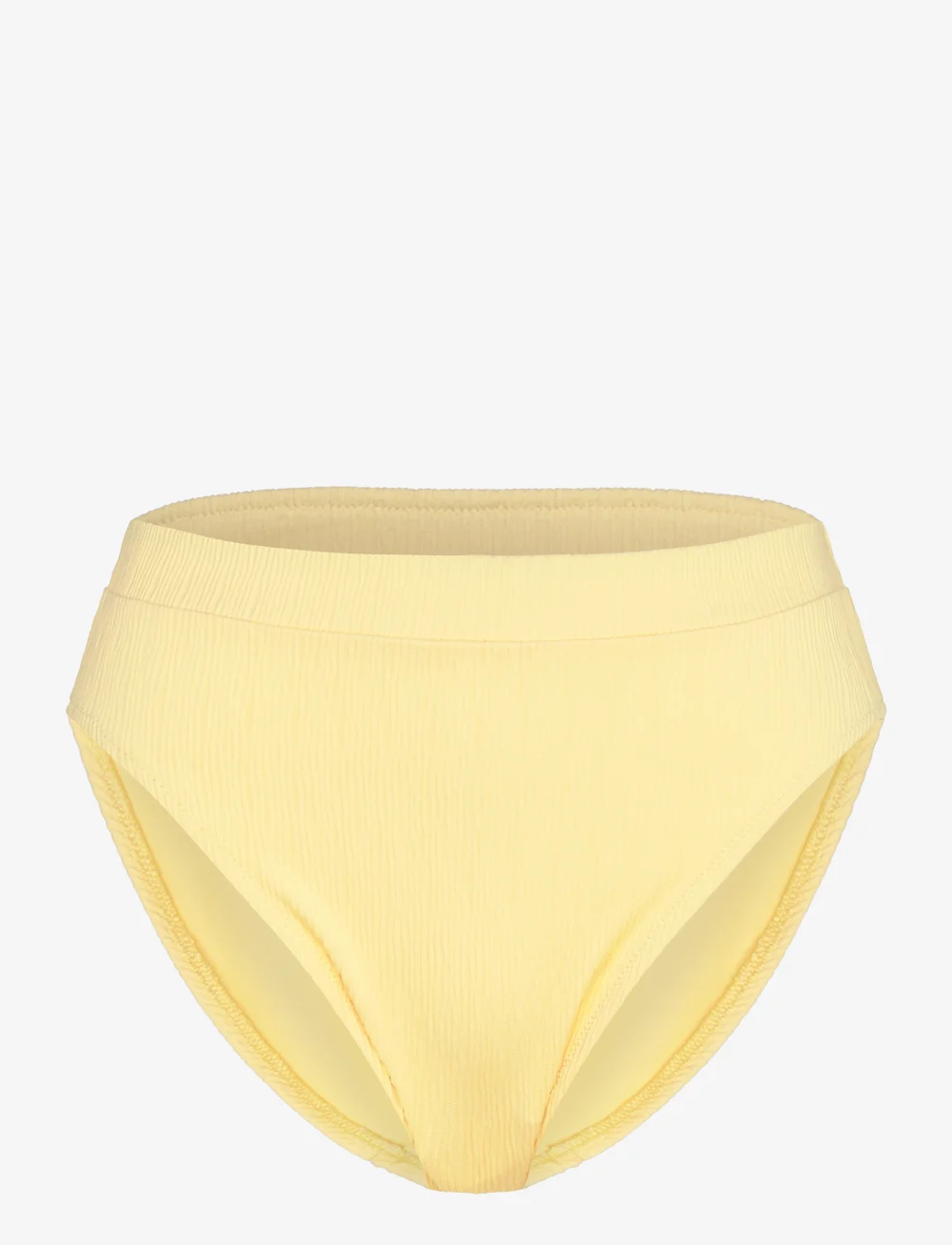 Lindex - Swim Brief Hanna Bikini HW wav - bikinitrosor med hög midja - light yellow - 1