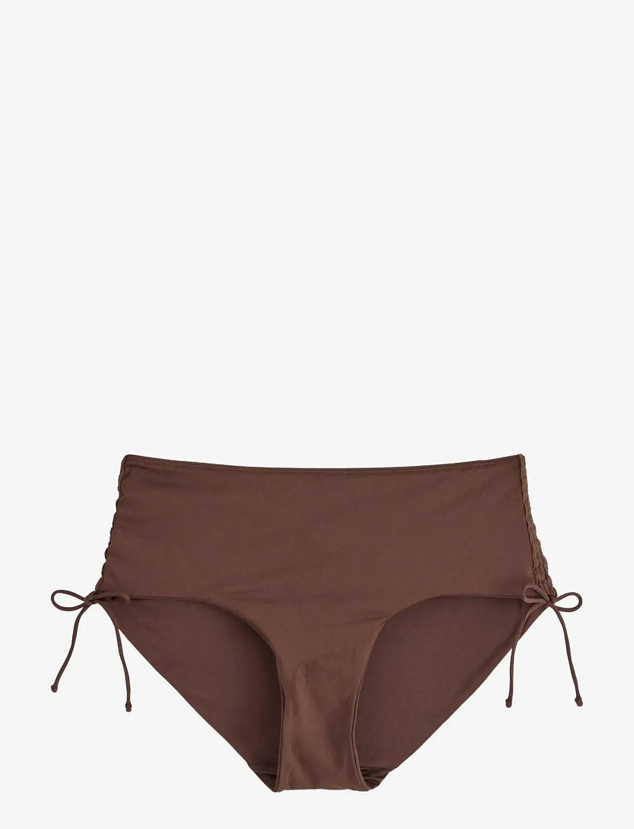 Lindex - Hipster bikini bottom - high waist bikini bottoms - dk brown - 1