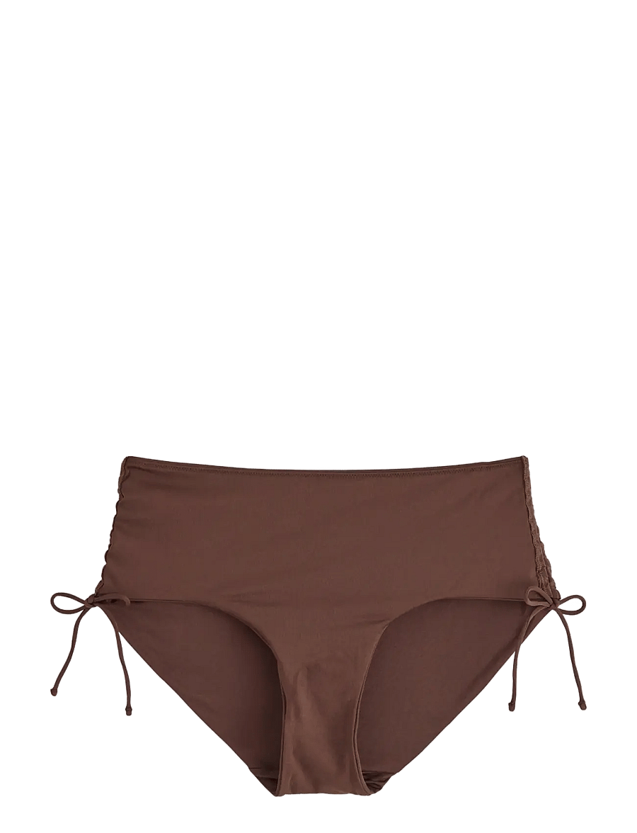 Lindex - Hipster bikini bottom - bikinihosen mit hoher taille - dk brown - 1