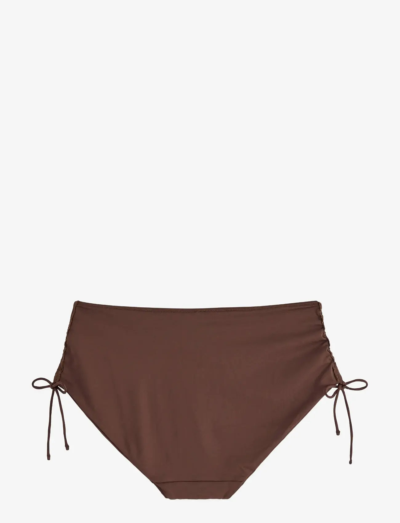 Lindex - Hipster bikini bottom - high waist bikini bottoms - dk brown - 2