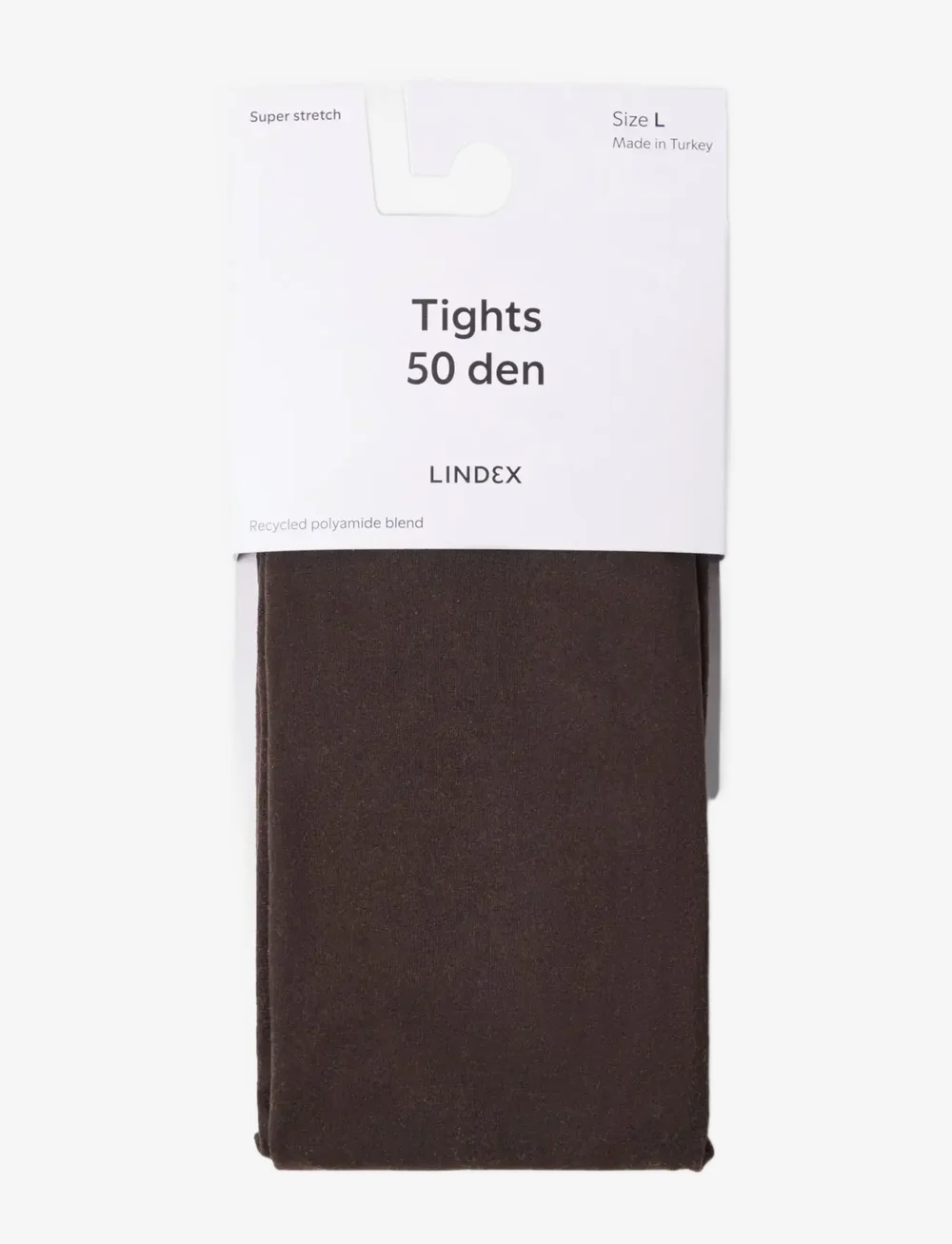 Lindex - Tights 50den super stretch fas - erilised sündmused - brown - 1
