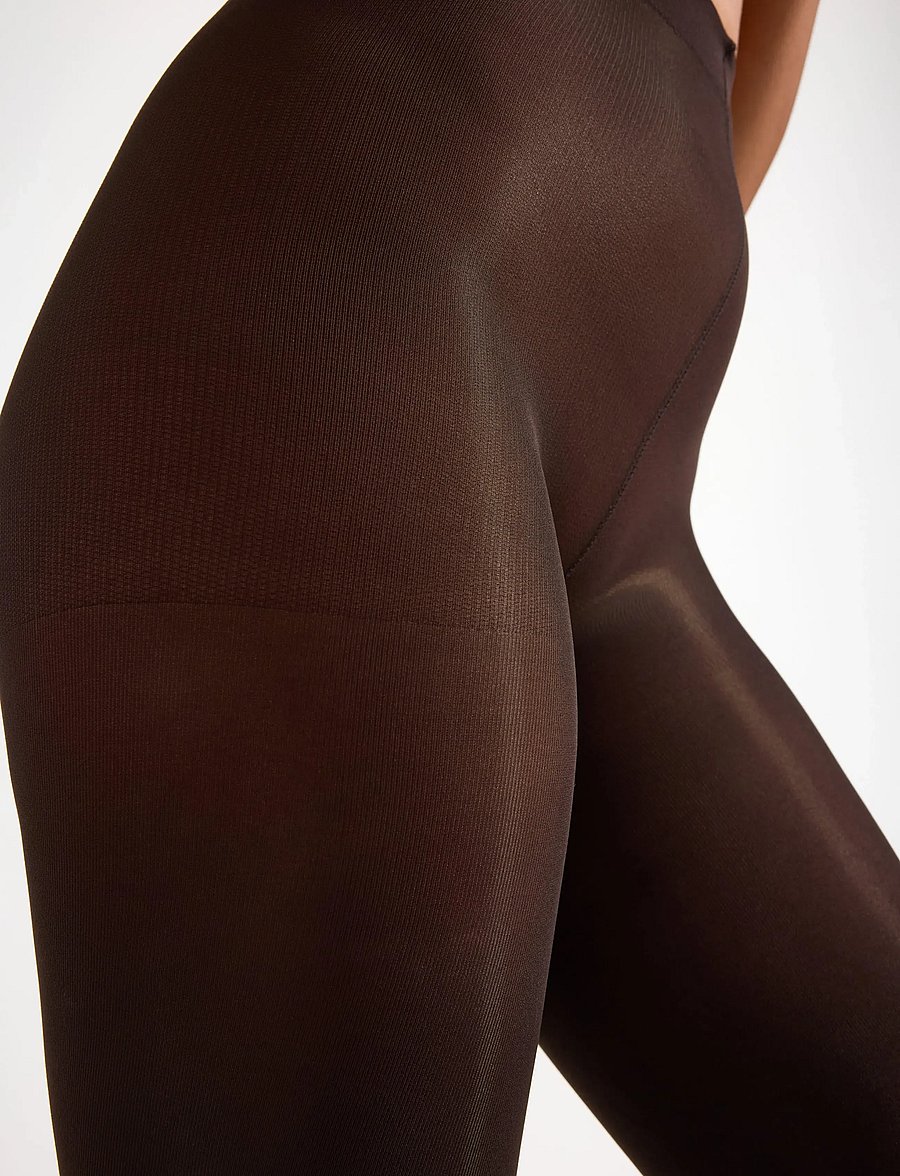 Lindex - Matt tights 50 denier - besondere anlässe - brown - 3