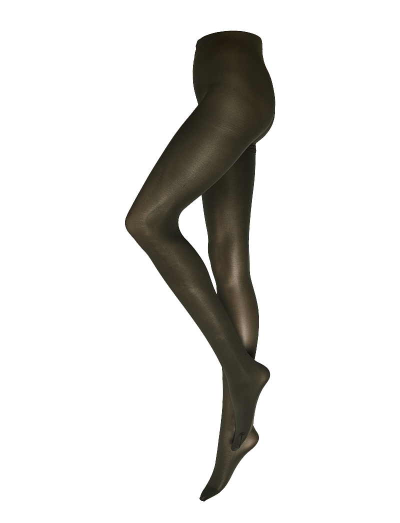 Lindex - Tights 50den super stretch fas - særlige begivenheder - dark dusty green - 1