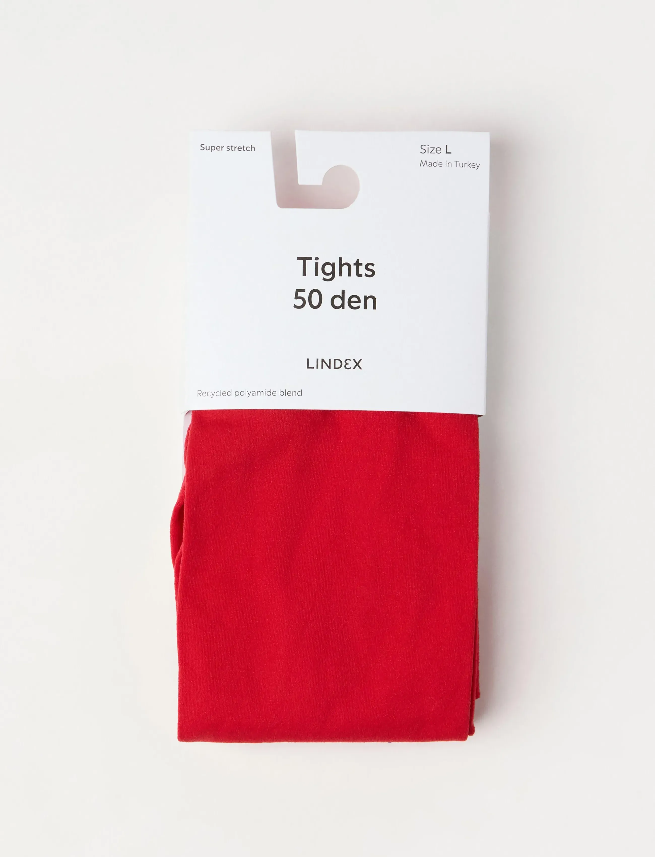 Lindex - Matt tights 50 denier - red - 4