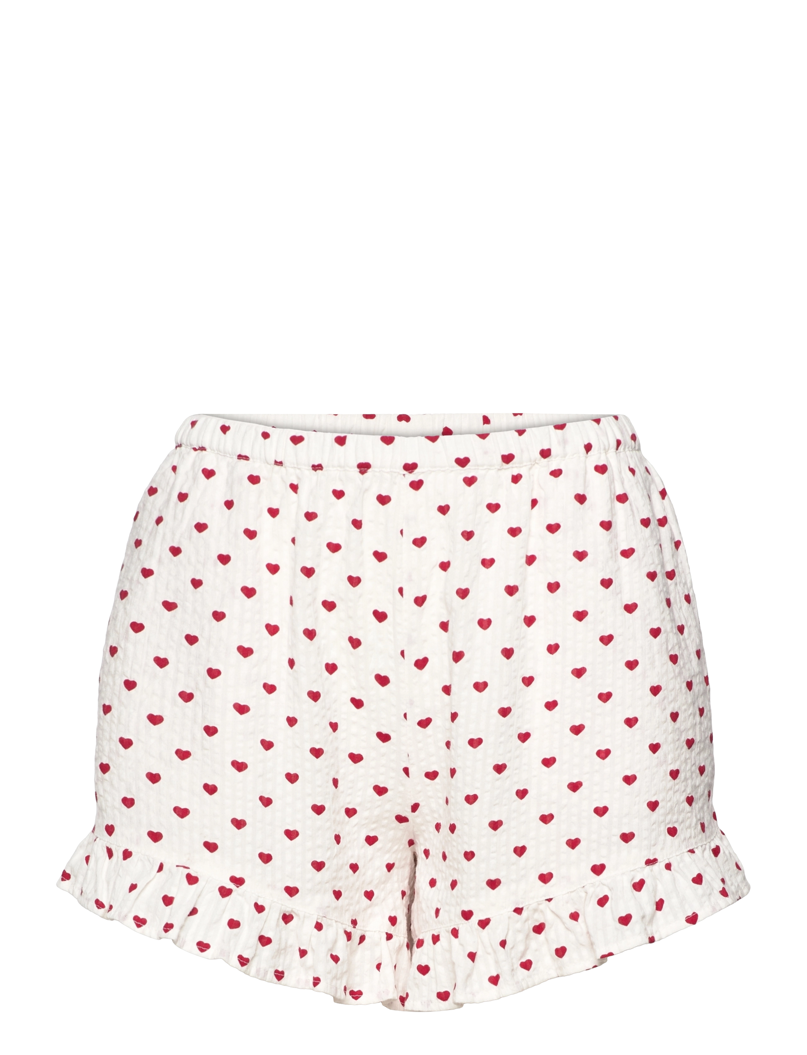 Lindex - Pyjama shortsset seersucker - pižamos - red - 3