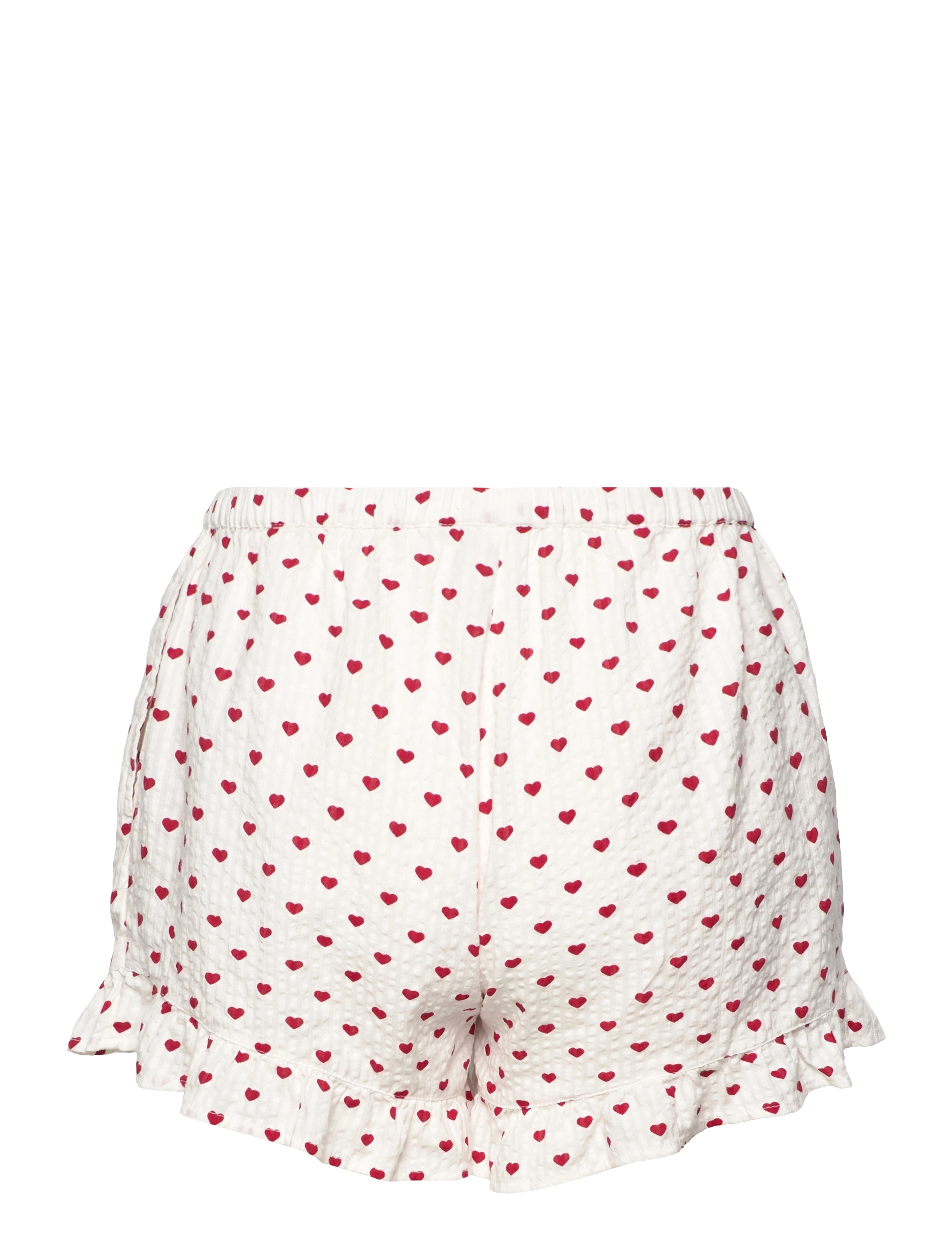 Lindex - Pyjama shortsset seersucker - pižamos - red - 4