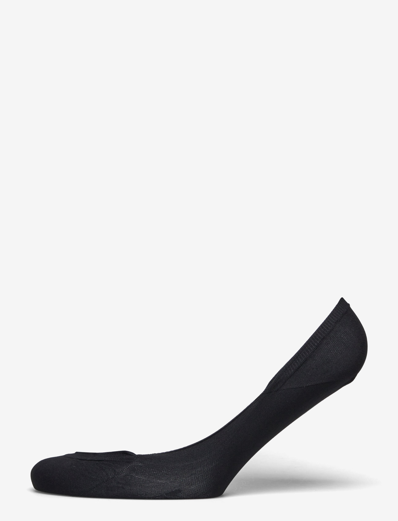 Lindex - sock invisible 3 p solid - ankle socks - black - 5