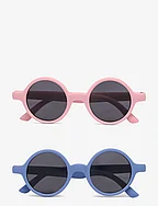 Baby sunglasses Round 2 pack - LIGHT PINK