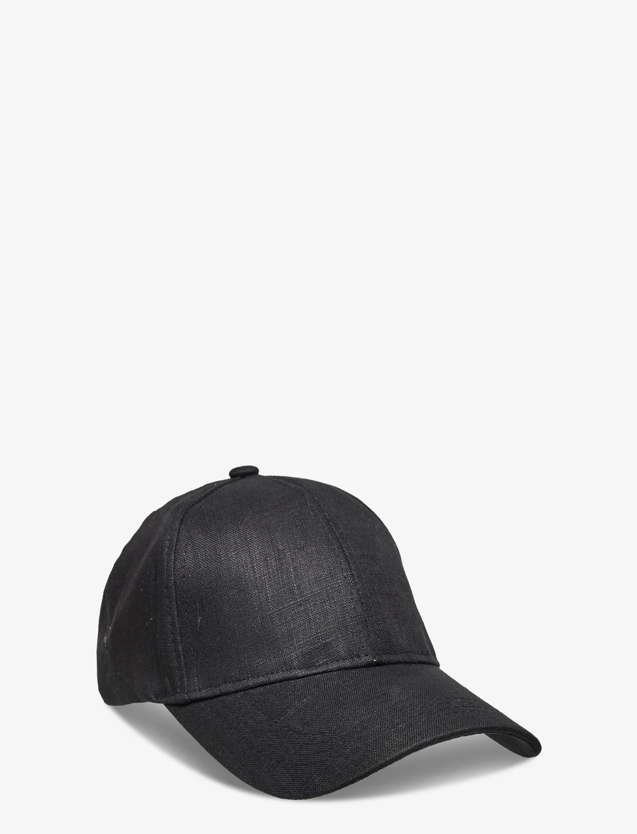 Lindex - Linen cap basic style - lowest prices - black - 0