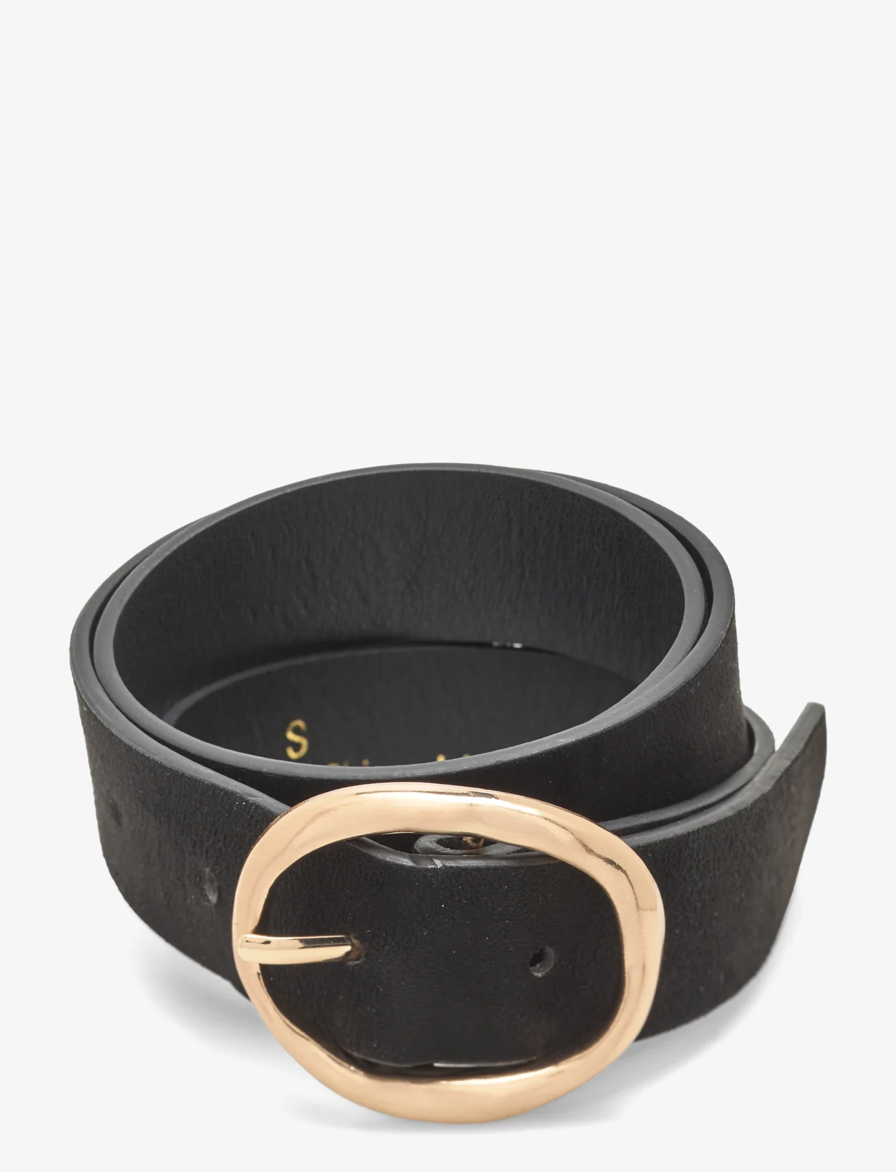 Lindex - Belt in fake suede 3cm - nordisk stil - black - 0