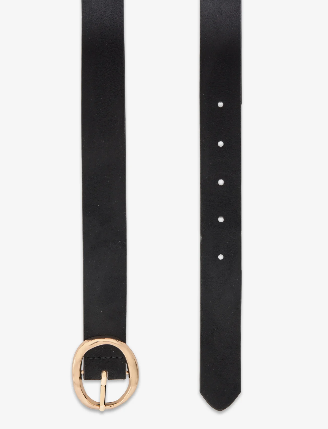 Lindex - Belt in fake suede 3cm - laveste priser - black - 1
